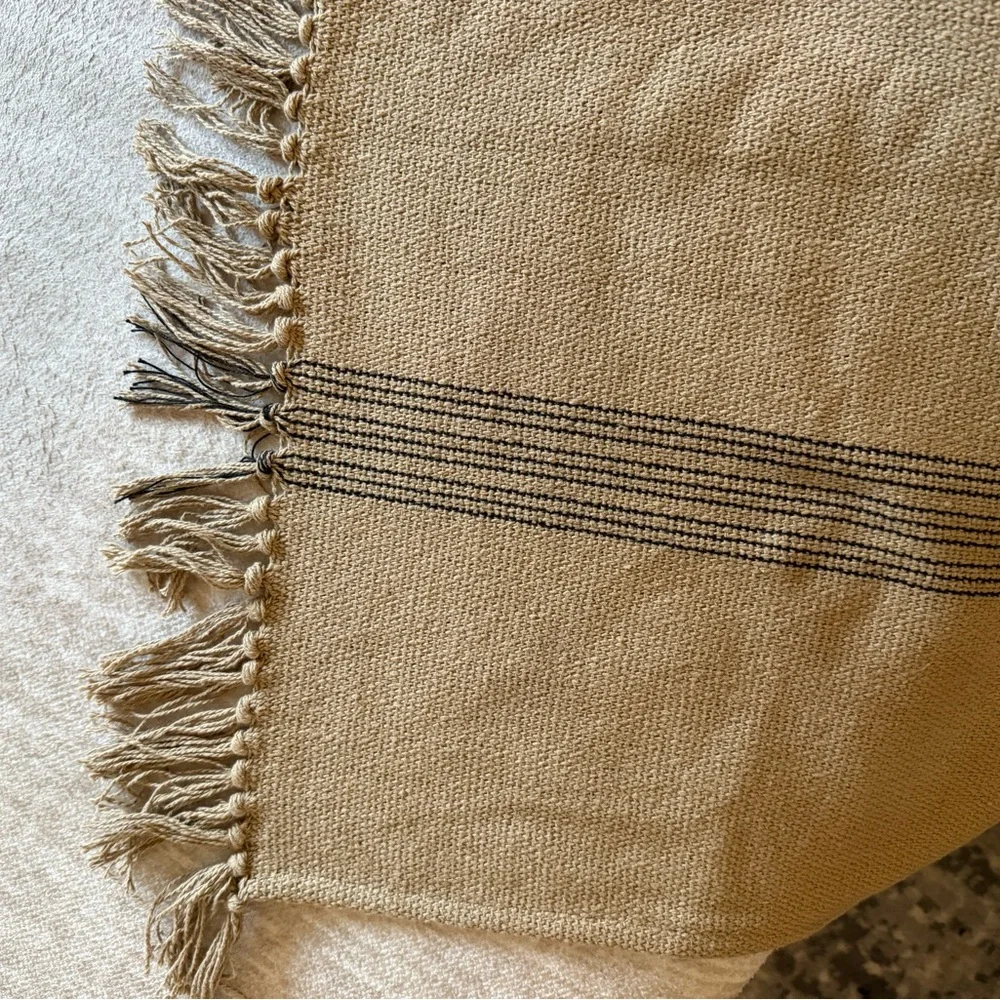 Tan 'Love You More' Wall Hanging or Blanket